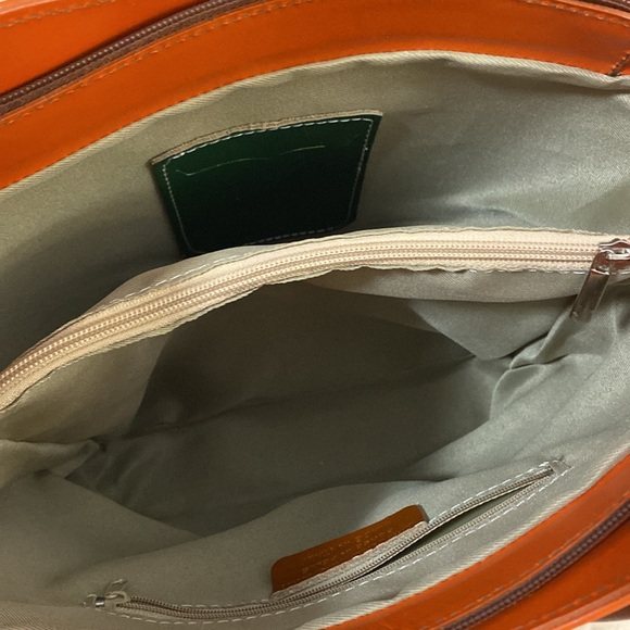 Italian leather bag!!! Like new!!! - Picture 4 of 9